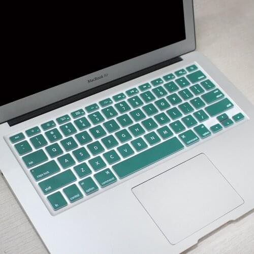 English USA Layout Silicone Keyboard Cover for MacBook Pro 13" 15" 17" iMac Keyboard Protective Film for Old MacBook Air 13
