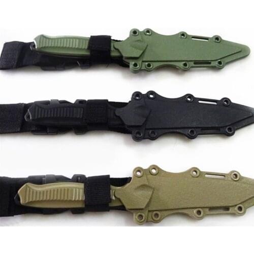 Safe 1: 1 Tactical Rubber Knife Military Training Enthusiasts CS Cosplay Toy Sword First Blood Props Dagger Model
