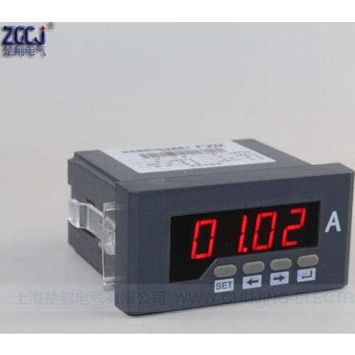 Digital ampere panel meter black digital current meter AC 0-5A Current indicator instrument ampere monitor in stocks
