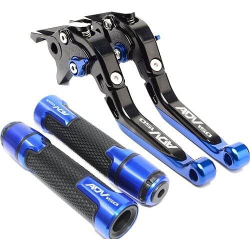 For Honda ADV150 ADV 150 2019 2020 7/8'' 22mm Motorcycle CNC Brake Clutch Levers Handlebar Grip Handle Hand Grips Accessories