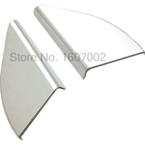 For Toyota RAV4 2016 Car Inner Side Door Front Triangle Window ABS Matte Chromed Plastic Color Refitting Sequins Trim