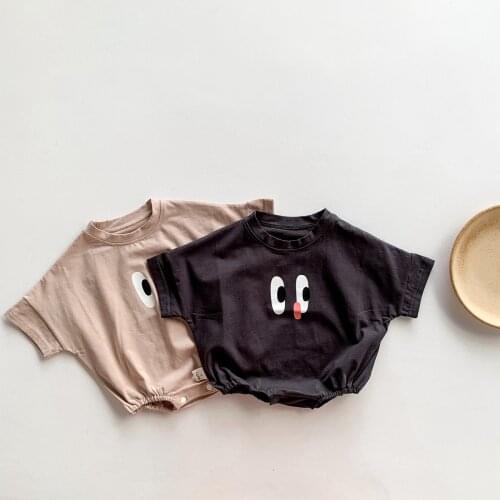 0-18M Baby Long Sleeve Bodysuits Cotton Solid Print Cute Jumpsuits For Kids Children Boys Girls Autumn Todddler Clothing