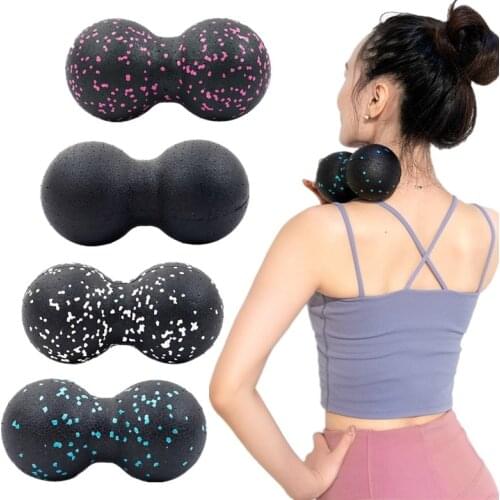 Peanut Ball Massage Roller for Foot Neck Spine Shoulder Physical Trigger Point Therapy Myofascial Release Muscle Yoga Crossfit