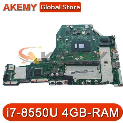 C5V01 LA-E891P For ACER Aspire A315-51G A515-51G A517-51G A615-51G Laptop motherboard With i7-8550U 4GB-RAM 100% Fully Tested