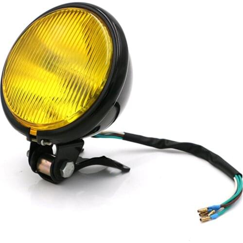 Motorcycle Accessories Retro 5" Headlight Front Lamp Phare Chopper Moto Lamp Cafe Racer Custom Bobber Chopper Headlight