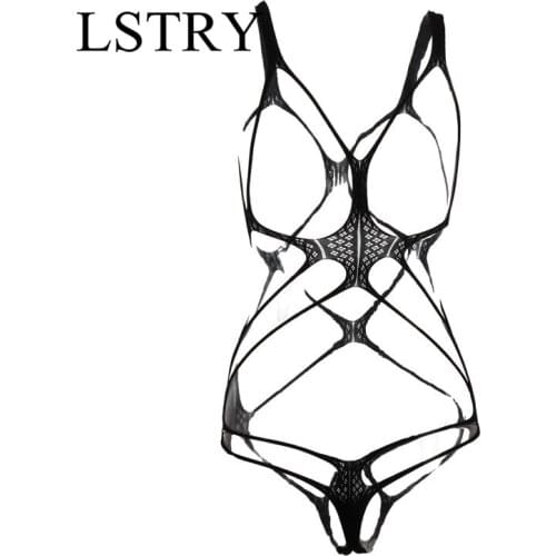 New Glamor Erotic lingerie for Women Porn Dress Lstry Open Bra Crotch Hollow Elastic Underwear Sexy Costumes Female Lenceria