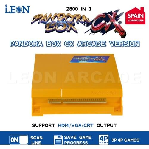 Pandora Box CX Multiplayer Retro Arcade Game Motherboard 3D Pandora Game Box Arcade Box Arcade Machine Cabinet Zero Delay