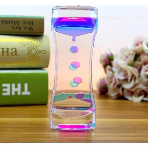 Hourglass Sensory Visual Stimulation Timer Decompression Toy New Water Drop Gift 1pc Kids Decompression Office Desk