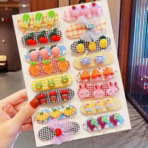3Pcs/Set New Cute Cartoon Broken Hair Finish Tools Headband For Girls Kids Sweet Hair Decorate Headwear Fashion Hair Accessories