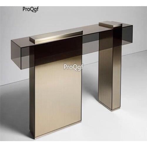 Prodgf 1 Set 140*30*85cm Luxury Minshuku Corner Console Table