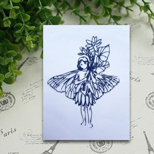 9*6 Fairy Wings Clear Stamps Transparent Silicone Stamp/Seal DIY Scrapbooking/Photo Album Christmas Halloween Sheets