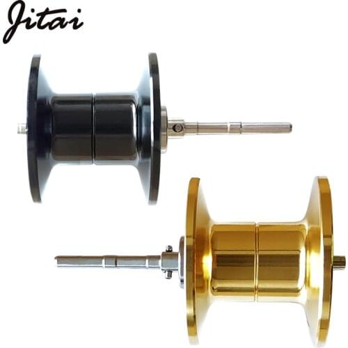 JITAI DIY Bait Casting For RS-3 Fishing Reel Spools Light Weight CNC Machined Aluminum Magnetic Spool Replacement
