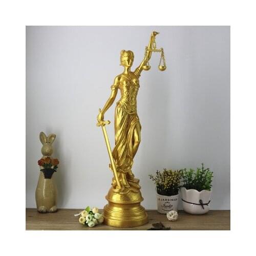 Ancient Greece presided over balance justice law goddess themis resin statue law firm arrange court sculpture figure body decora