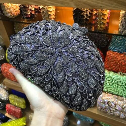 Stone Crystal diamond shoulder Bag Wedding Clutch Bag Designer Women Handbag rhinestone Clutch Evening Bag Female Party Purse