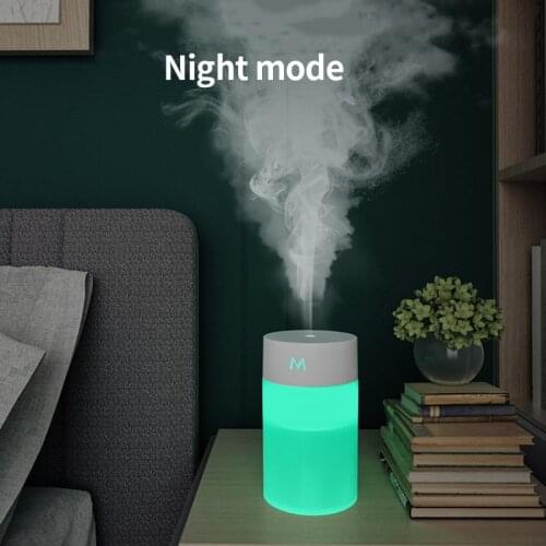 ZAIWAN Humidifier 260ml USB Ultrasonic Air Humidificador Car Mist Maker Aroma Diffuser Umidificador with Atmosphere Light Home