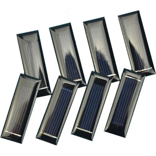 1 PCS 0.5V 130MA Solar Panel Epoxy Panel Polycrystalline Solar Panel Solar Module DIY Recharger