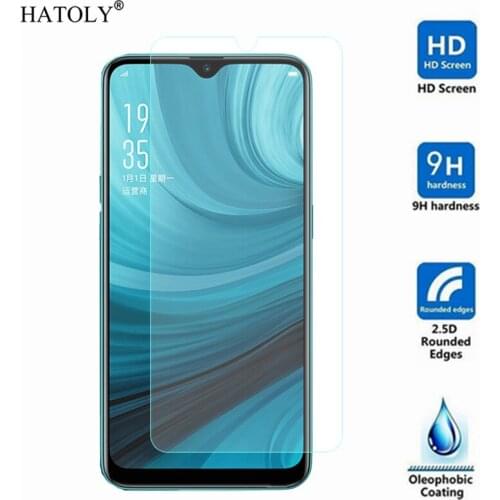 2Pcs Tempered Glass OPPO A7 Glass Film Thin Protective 9H HD Screen Protector for OPPO A7 Tempered Glass for OPPO A7