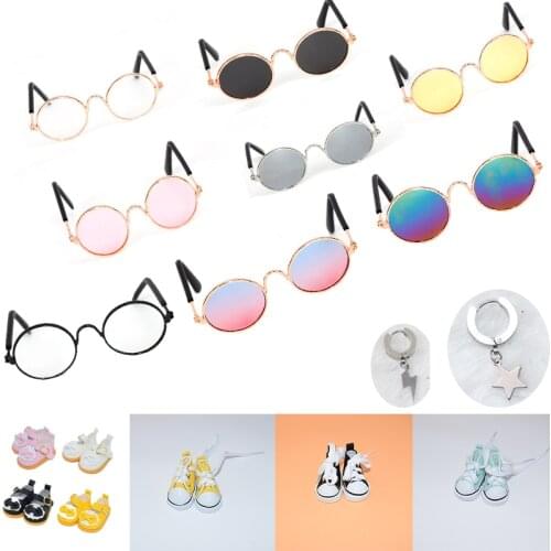 Mini Plush Doll Accessories for 20cm Xiao zhan Korea EXO Idol Plush Dolls Canvas Shoes Leather Shoes Glasses Bag Fans Collection