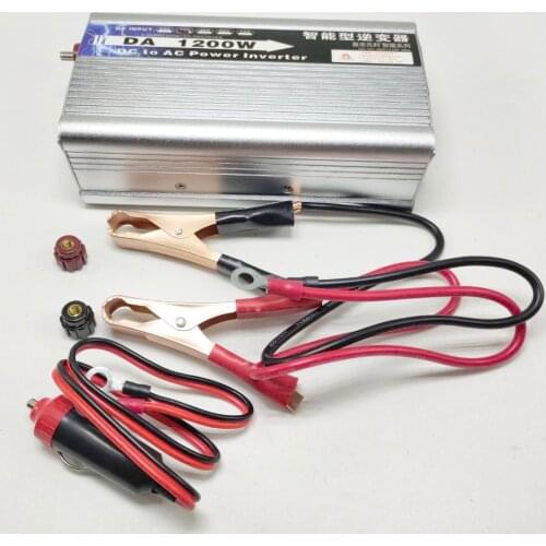 1200W Watt DC 24V 48V 60V 72V to AC 220V Car Power Inverter Charger Converter Adapter DC 12 to AC 220 Modified Sine Wave