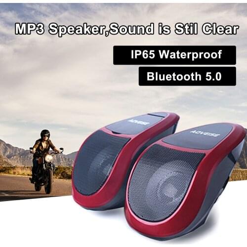 Motorcycle Bluetooth Speakers Waterproof Stereo Audio Amp System All-in-one Car Speaker Amplifier