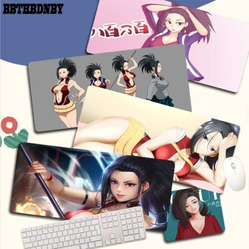 BBTHBDNBY My Hero Academia YAOYOROZU MOMO Large Mouse pad PC Computer mat Size for Cs Go LOL Game Player PC Computer Laptop