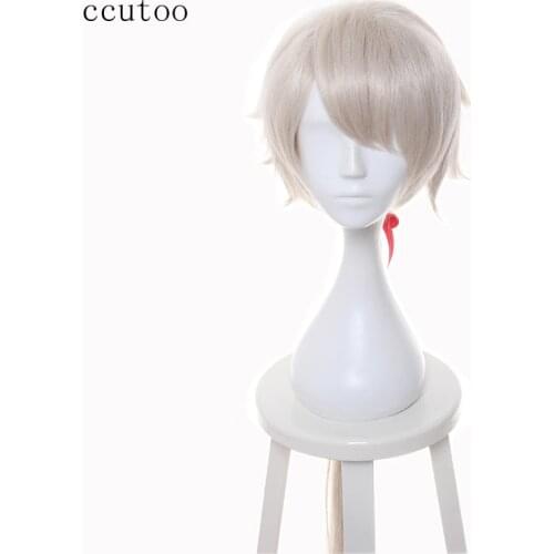 Ccutoo Game Mystic Messenger Zen Wig Blonde Mix Long Straight Fluffy Synthetic Hair Cosplay Costume Wigs Heat Resistance Fiber