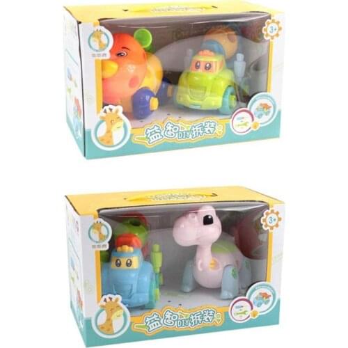 Children DIY Disassembling Mini Car Model Tool Building Blocks Educational Toys Parent-child Interaction Closely United