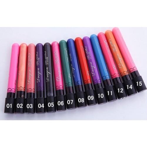 Dragon long lasting lip gloss Vampire lipgloss 28 colors for choose lips Cosmetics 300pcs=50sets waterproof Liquid lipsticks