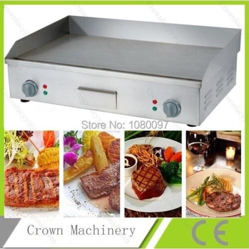 Double Commercial electric induction griddle for restaurants