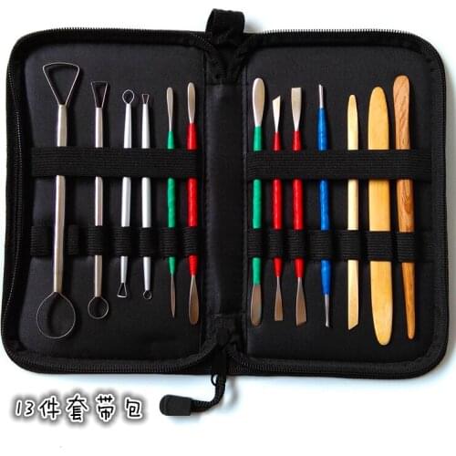 13-piece sculpture tools carved clay sculpture ceramic hand model making tool kit
