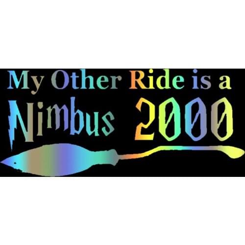 DS9 Various Sizes Colors Car Stickers Vinyl Decal My Other Ride Is A Nimbus 2000 For Toyota Camry 2007 2008 2009 Accessories