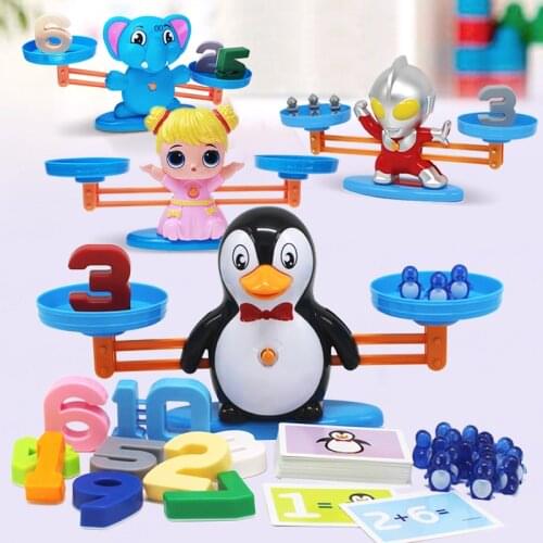 Math Match Game Board Toys Match Balancing Scale Number Balance Game Kids Educational Toy Learn Add And Subtract Gifts