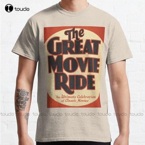 New The Great Movie Ride Classic T-Shirt Cotton Tee Shirt S-5Xl T Shirt bowling shirts for men Unisex