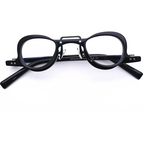 Belight Optical Fancy Mini Irregular shape Men Women Vintage Retro Design Acetate spectacle frame precription lens 2020508