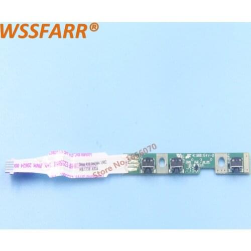 Original Fit For Dell Inspiron 11 3168 3169 Power Button Volume Board Cable 450.06Q04.0001 100% Test ok