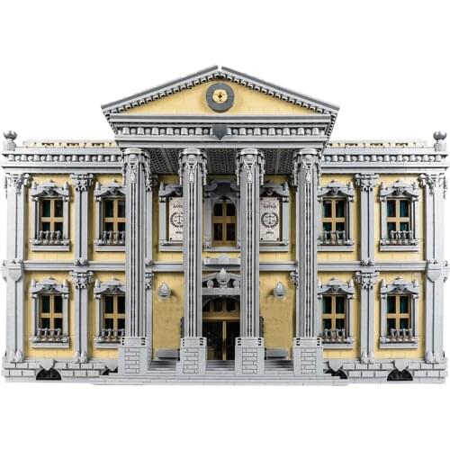 Ship within 10 days)The Court House MOC-77106 Baroque Model Without Stickers(Licensed And Designed By Stebrick)