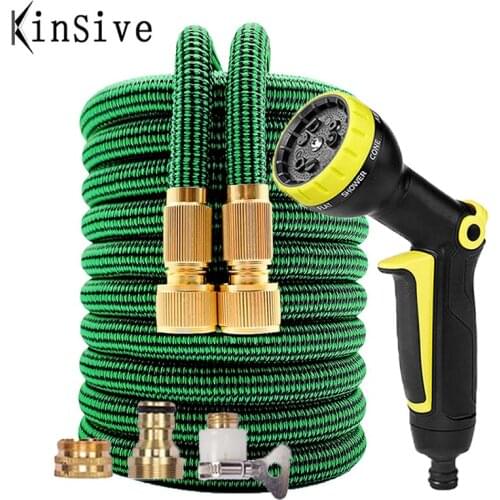 Garden Watering Hose With Water Gun Flexible Expandable High Pressure Car Wash Water Pipe For Garden Tuinslang Irrigation Tube