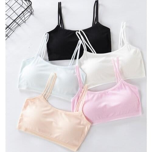 Girls tube top underwear suspenders gather beautiful back bottoming shirt vest students bra wrapped chest can be worn outside