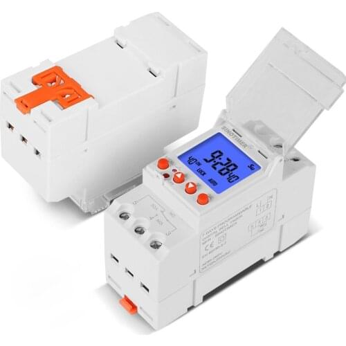 Bell Timer Large Screen Backlight Display 85-265V 40 Times 1 Second Min Interval 7 Days Programmable Bell Timer