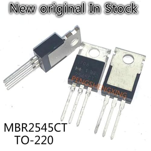 10PCS/LOT MBR2545CT MBR2545 schottky diode 30A 45V TO-220 New original spot hot sale