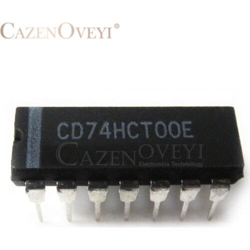10pcs/lot SN74HCT00N CD74HCT00E 74HCT00 DIP-14 In Stock