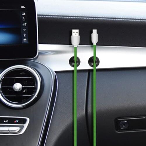 10Pcs Multipurpose Car USB Wire Cord Cable Holder Clip For Renault Koleos Kadjar Scenic Megane Sandero Espace Clio Captur