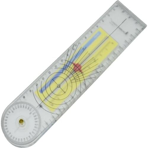 2 in 1 Pain goniometer Spinal Goniometer Ruler Motion Tester Pain Rating Scale 360 Professional medical protractor angle ruler