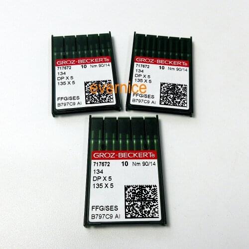30 Groz-Beckert 134R 135X5 DPX5 SY1955 Industrial Sewing Machine Needles