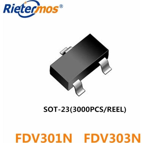 3000PCS/REEL FDV301N FDV301 301 FDV303N FDV303 303 SOT23 SOT-23