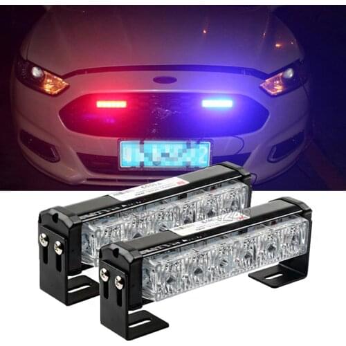 36W 12v Strobe car Warning Light Truck Motorcycle LED Bar Daytime Running Lights Red Blue White Amber led Police Emergency Light