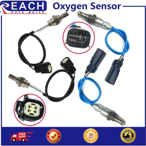 4pcs Oxygen Sensor For 2013-2015 Ford Explorer V6 3.5L Non-turbocharged, naturally aspirated Upstream+Downstream