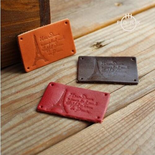 Free shipping Custom handmade hand DIY accessories type restoring ancient ways the Eiffel Tower head skin patch multicolor