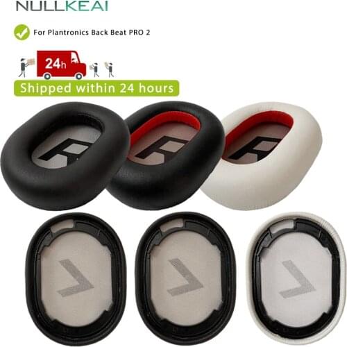 NULLKEAI Foam Ear Pads For Plantronics Back Beat PRO 2 8200UC Headphones Earmuff Cover Cushion Cups Sleeve