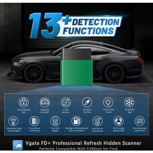Vgate vLinker FD+ ELM327 wireless FORScan For Ford wifi OBD2 Car Diagnostic OBD 2 Scanner J2534 ELM 327 MS CAN Auto Tools